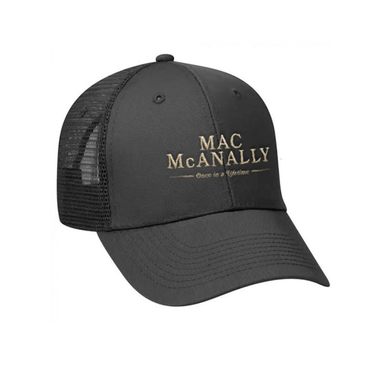 baseball hat-black-"Mac McAnally once in a lifetime"